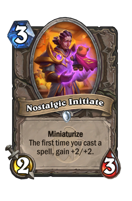Nostalgic Initiate Hearthstone kártya