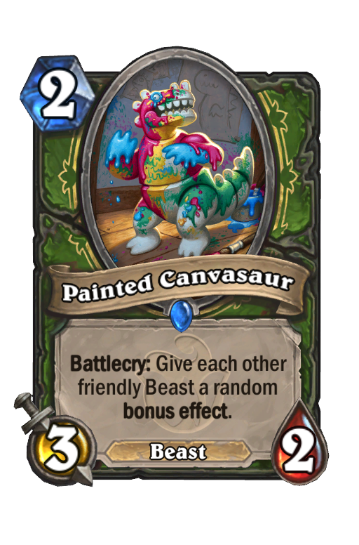 Painted Canvasaur Hearthstone kártya