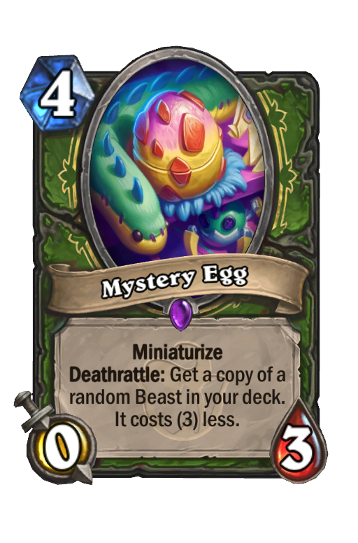 Mystery Egg Hearthstone kártya