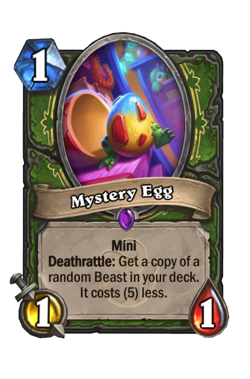 Mystery Egg Hearthstone kártya