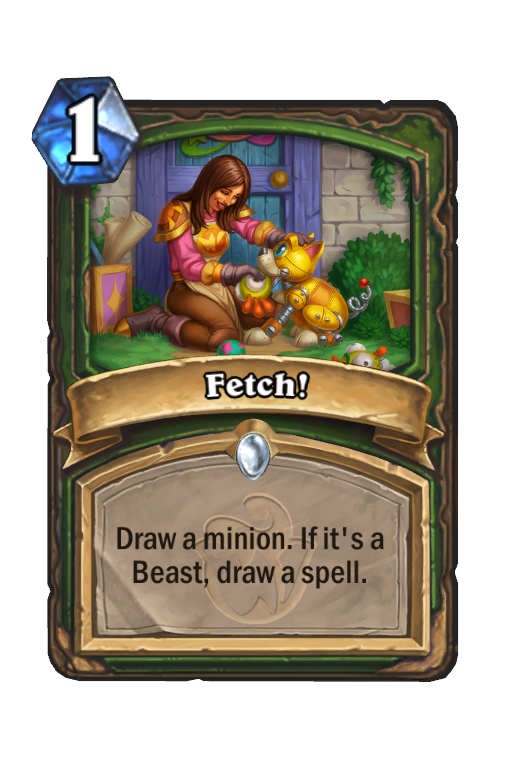 Fetch! Hearthstone kártya