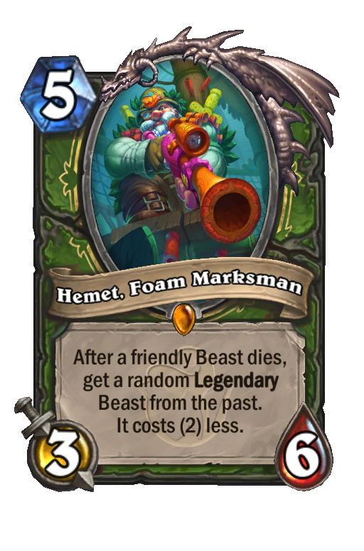Hemet, Foam Marksman Hearthstone kártya