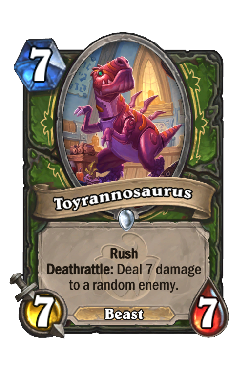 Toyrannosaurus Hearthstone kártya