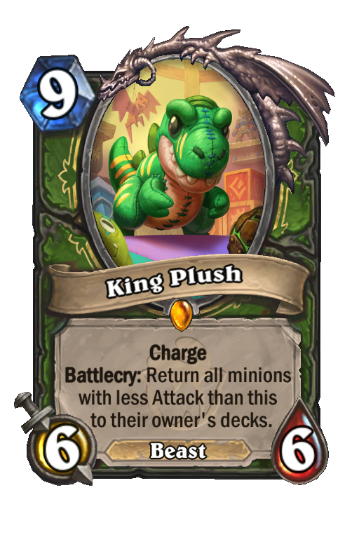 King Plush Hearthstone kártya