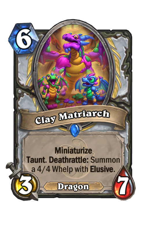 Clay Matriarch Hearthstone kártya