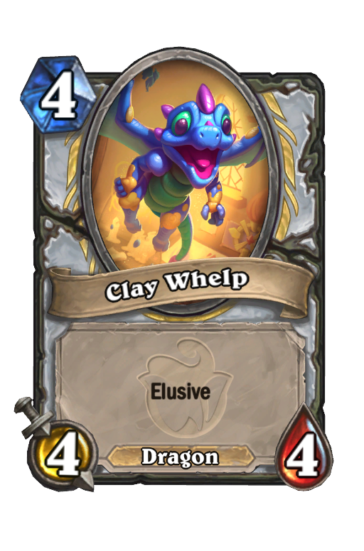 Clay Whelp Hearthstone kártya
