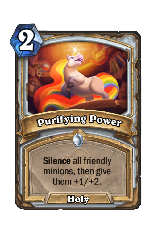 Purifying Power Hearthstone kártya
