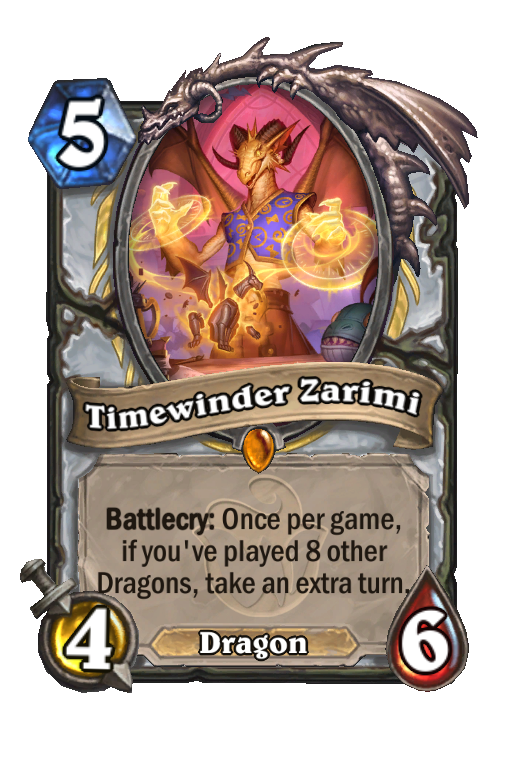 Timewinder Zarimi Hearthstone kártya