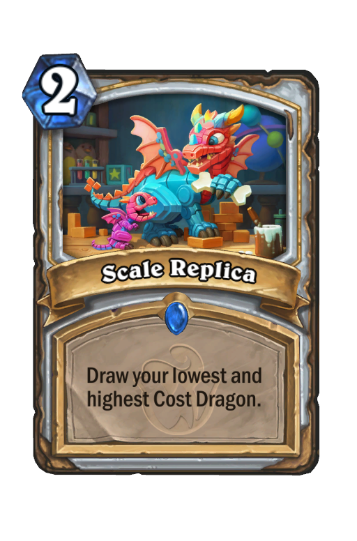 Scale Replica Hearthstone kártya