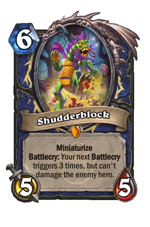 Shudderblock Hearthstone kártya