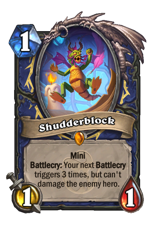 Shudderblock Hearthstone kártya