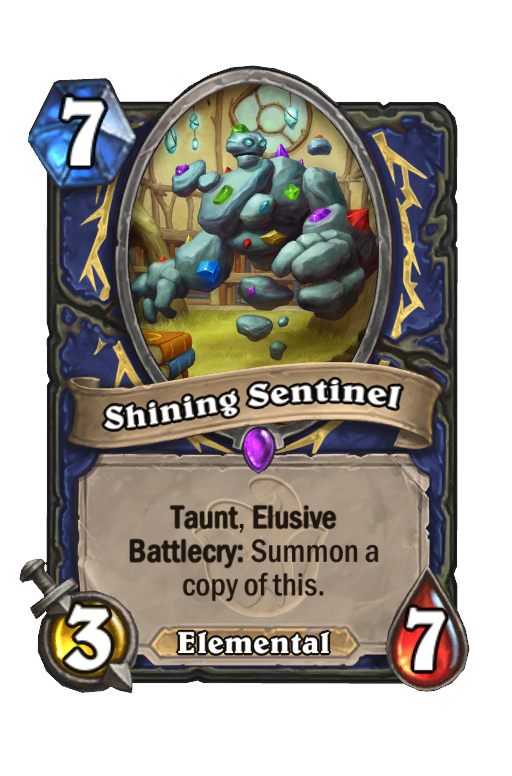 Shining Sentinel Hearthstone kártya
