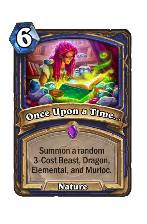 Once Upon a Time... Hearthstone kártya