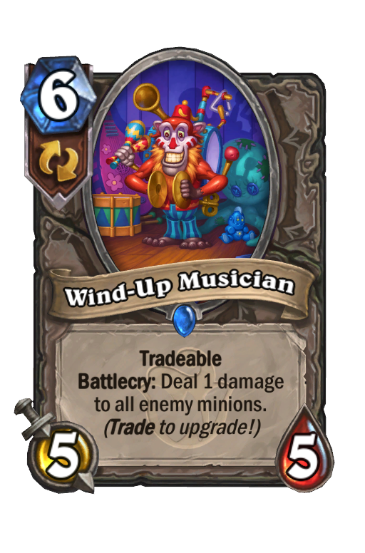 Wind-Up Musician Hearthstone kártya