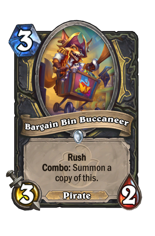 Bargain Bin Buccaneer Hearthstone kártya