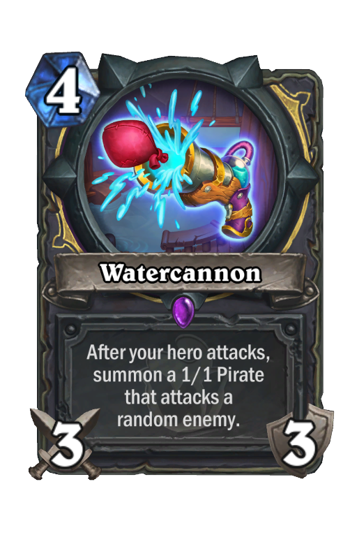 Watercannon Hearthstone kártya