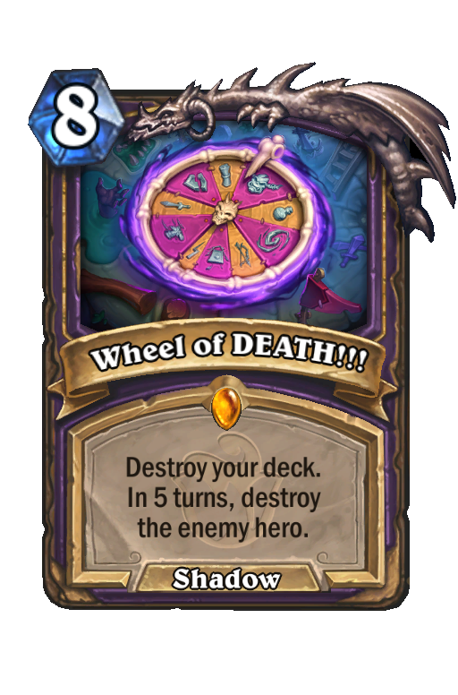 Wheel of DEATH!!! Hearthstone kártya