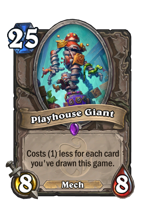 Playhouse Giant Hearthstone kártya
