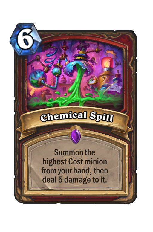 Chemical Spill Hearthstone kártya