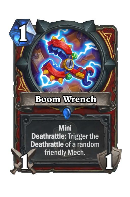 Boom Wrench Hearthstone kártya
