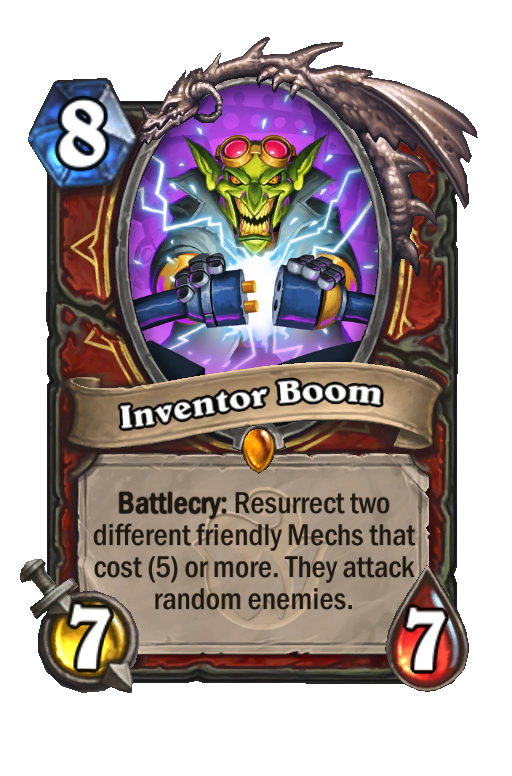 Inventor Boom Hearthstone kártya