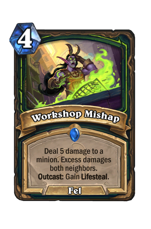 Workshop Mishap Hearthstone kártya