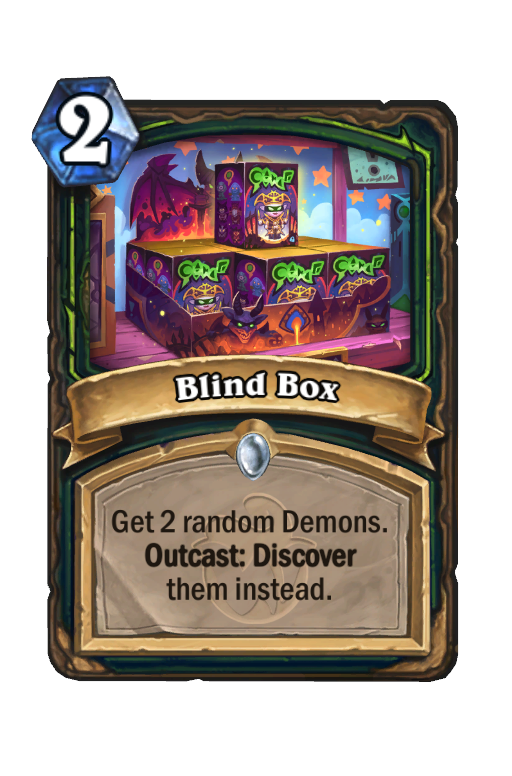 Blind Box Hearthstone kártya