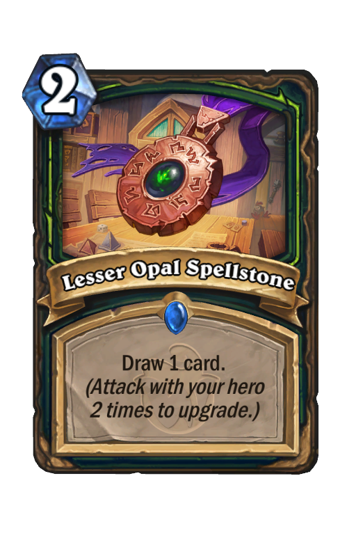 Lesser Opal Spellstone Hearthstone kártya