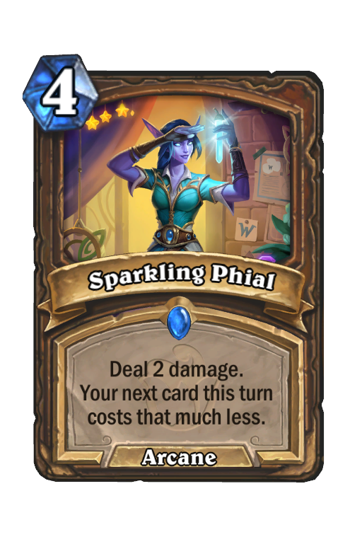 Sparkling Phial Hearthstone kártya
