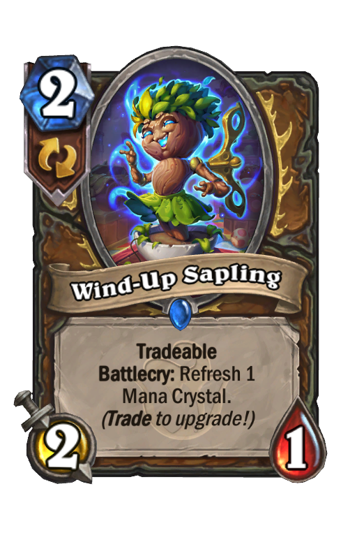 Wind-Up Sapling Hearthstone kártya