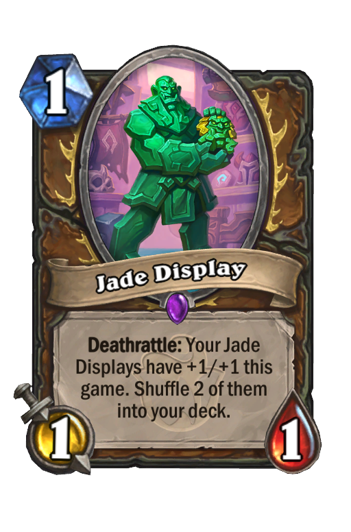 Jade Display Hearthstone kártya