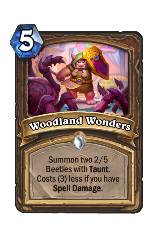 Woodland Wonders Hearthstone kártya