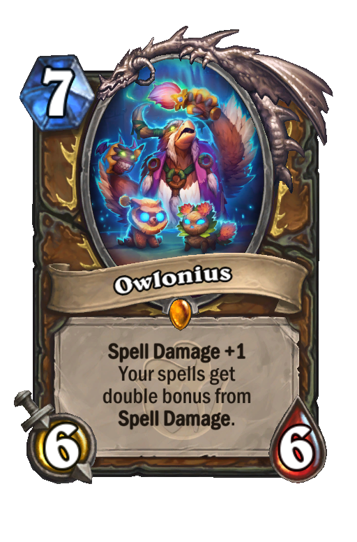 Owlonius Hearthstone kártya