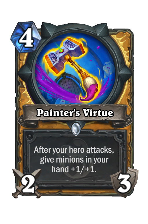 Painter's Virtue Hearthstone kártya