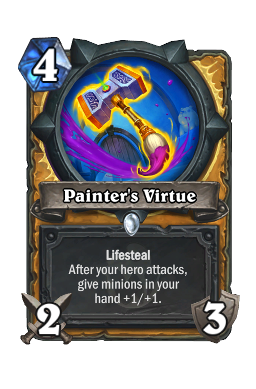 Painter's Virtue Hearthstone kártya