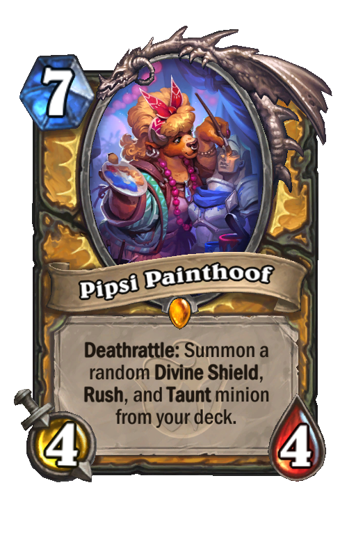 Pipsi Painthoof Hearthstone kártya