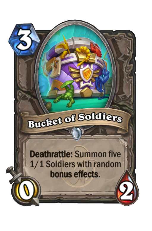 Bucket of Soldiers Hearthstone kártya