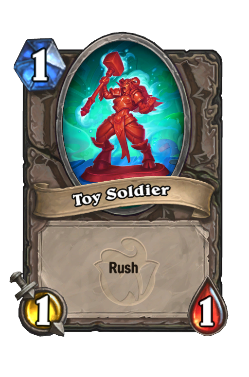 Toy Soldier Hearthstone kártya