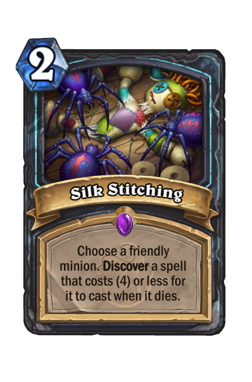 Silk Stitching Hearthstone kártya