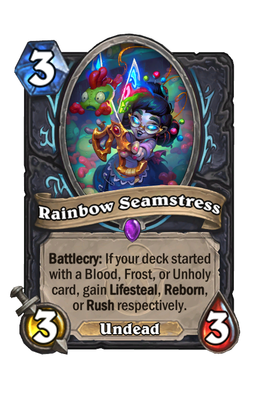 Rainbow Seamstress Hearthstone kártya
