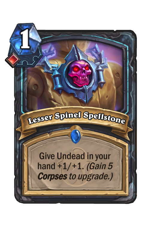 Lesser Spinel Spellstone Hearthstone kártya