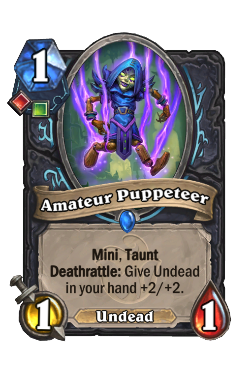 Amateur Puppeteer Hearthstone kártya