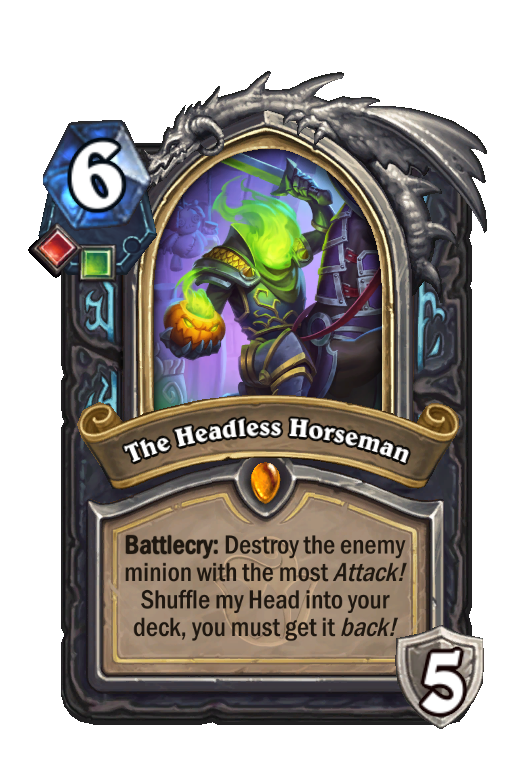 The Headless Horseman Hearthstone kártya
