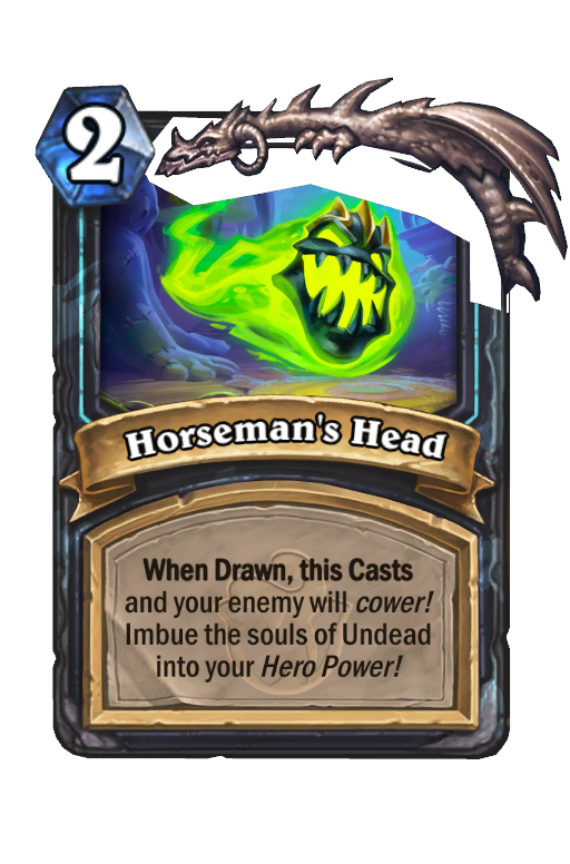 Horseman's Head Hearthstone kártya