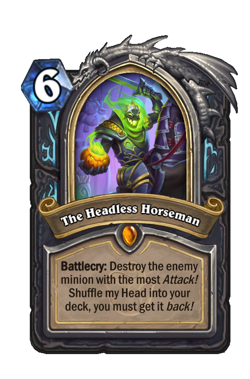 The Headless Horseman Hearthstone kártya