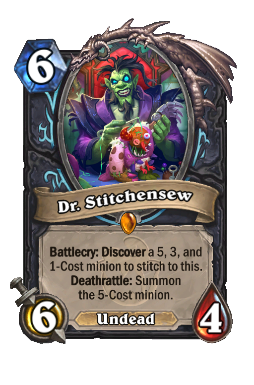 Dr. Stitchensew Hearthstone kártya