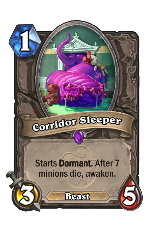 Corridor Sleeper Hearthstone kártya