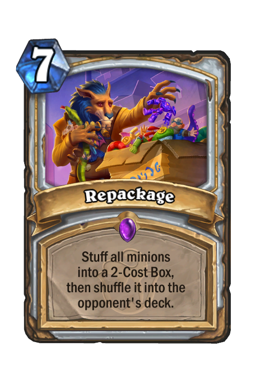 Repackage Hearthstone kártya