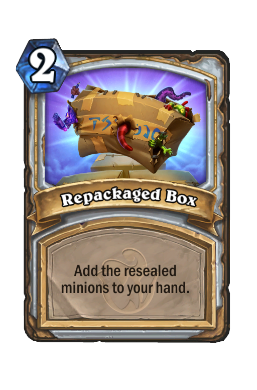 Repackaged Box Hearthstone kártya