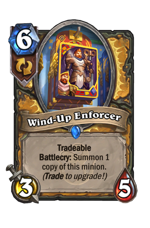 Wind-Up Enforcer Hearthstone kártya